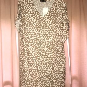 NWT Floral Blooming  Tunic Dress Great Cover up Lightweight Sheer Comfor…